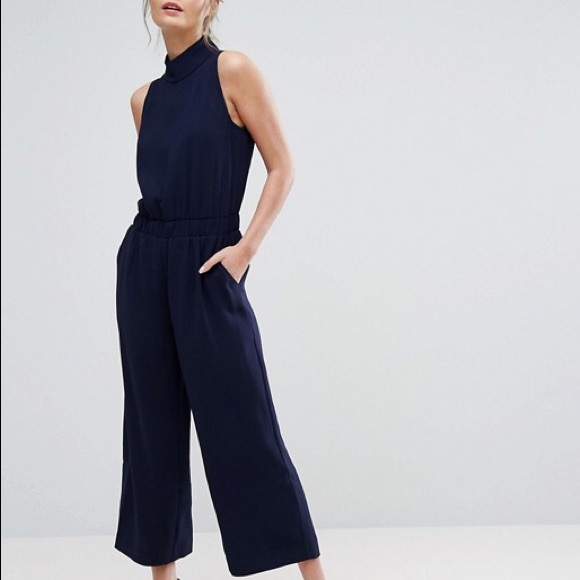 ted baker navy jumpsuit